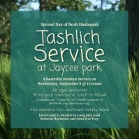 Tashlich Service at Park Post Template