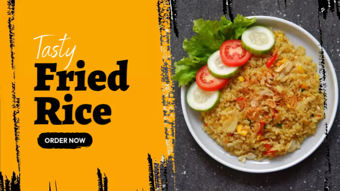 Copy of Tasty Fried Rice | PosterMyWall