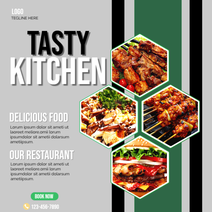 tasty kitchen Template | PosterMyWall