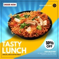 Tasty lunch Instagram Post template