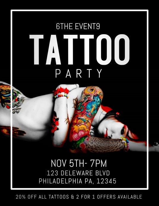 Copy of TATTOO FLYER PosterMyWall