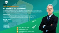 Tax & Consulting Services Ad Digitalt display (16:9) template