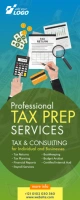 Tax & Consulting Services Roll-Up Banner template