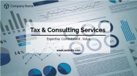 Tax & Consulting Services Template Digital na Display (16:9)