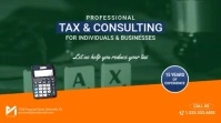 Tax & Consulting Services Video Ad Ecrã digital (16:9) template
