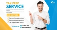 Tax & Prep Service Ad Template Imagen Compartida en Facebook