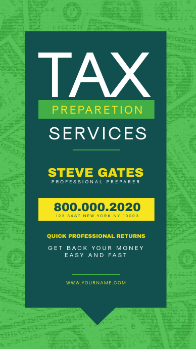 Tax & Consulting Services instagram story template