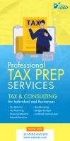 Tax & Consulting Services Roll-Up Banner template