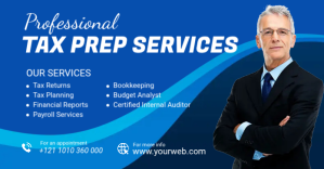 Tax Consulting Services Ad Immagine condivisa di Facebook template