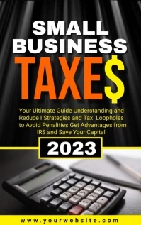 tax eBook service flyer Couvertures de livre/Kindle template