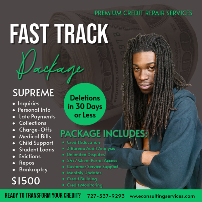 Fast Track Package Tax Fast Track Package flyer Template | PosterMyWall