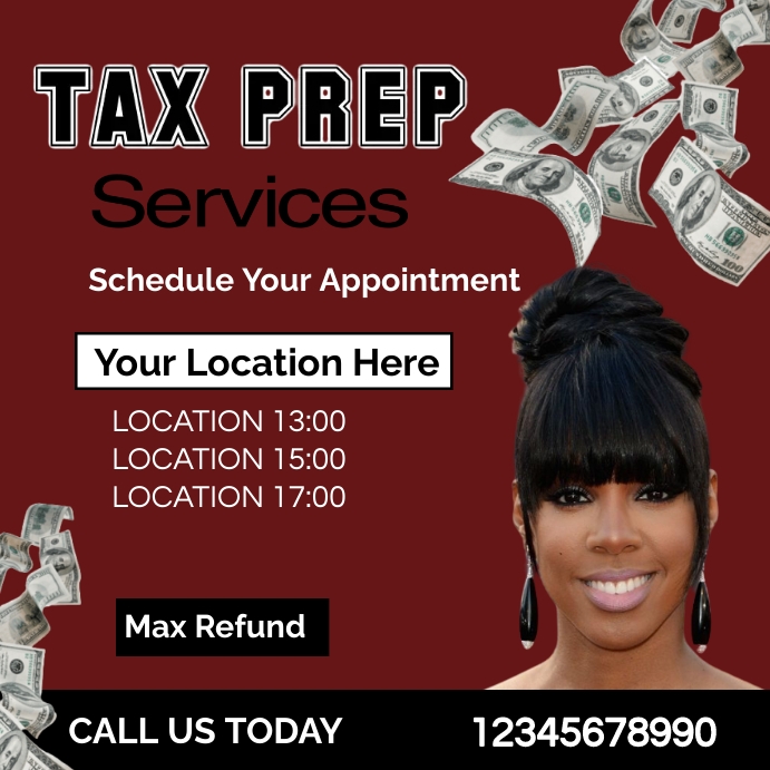 Tax flyer Template | PosterMyWall
