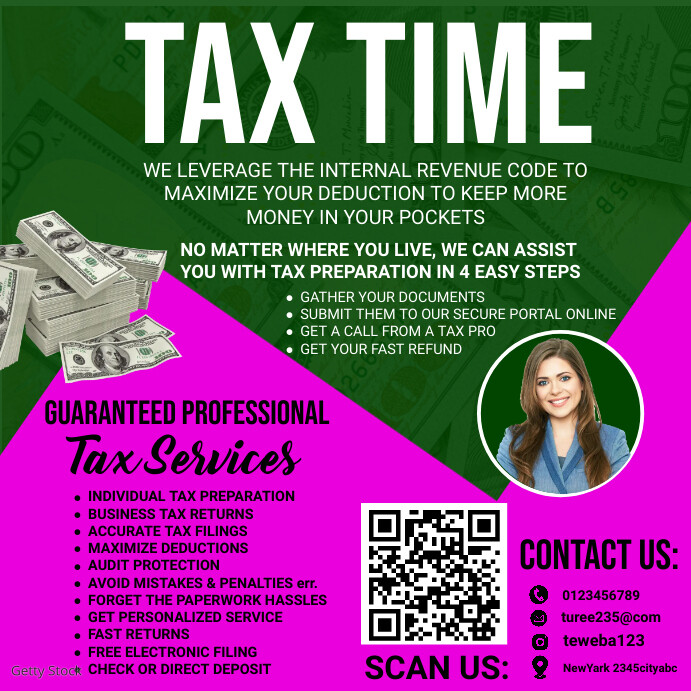 Tax flyer templates PosterMyWall