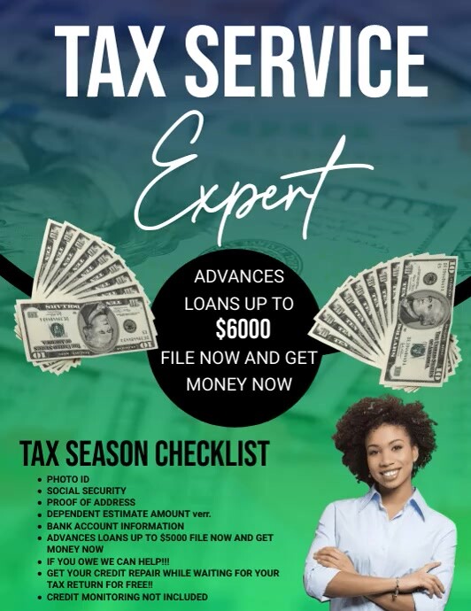 tax flyers Template PosterMyWall