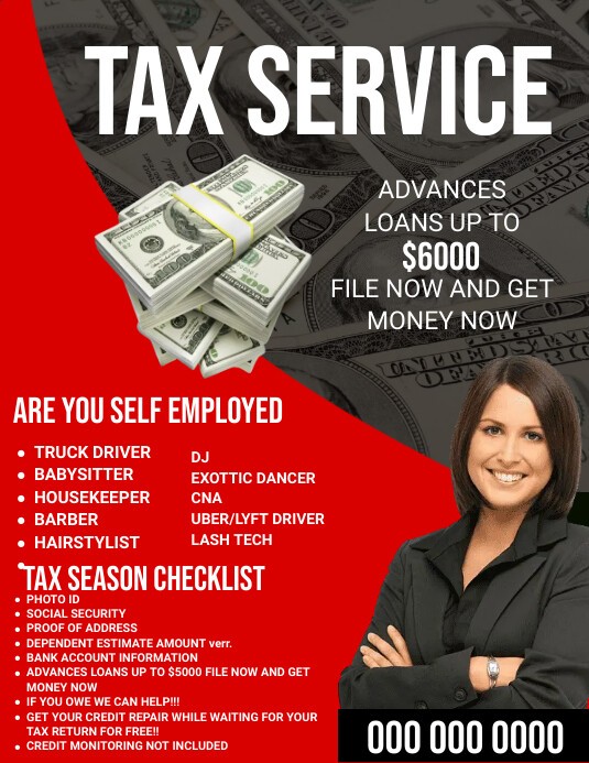 tax flyers Template PosterMyWall