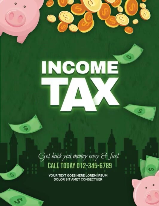 Tax Office Template | PosterMyWall
