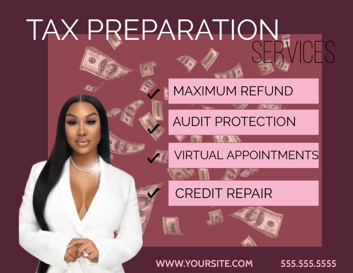Tax Prep Flyer (1) template