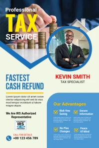 Tax prep service Template Illustration Pinterest