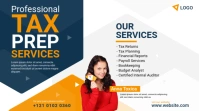 Tax Prep Services Ad Twitter Plasing template