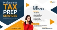 Tax Prep Services Ad Imagen Compartida en Facebook template