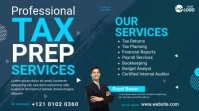 Tax Prep Services Ad Template โพสต์บน Twitter