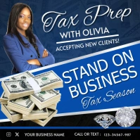 Tax Preparation Flyer 2025 Instagram Post template