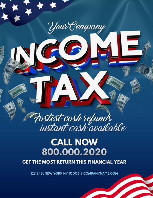 Tax preparation office Flyer Template PosterMyWall Tax preparation office Flyer Template PosterMyWall