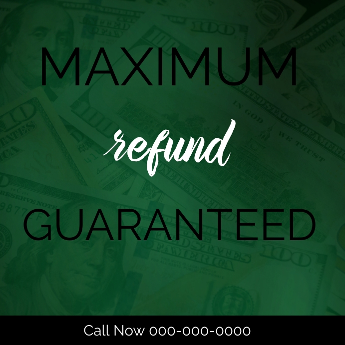 Refund Advertisement Examples Copy of Tax Refund Flyer | PosterMyWall