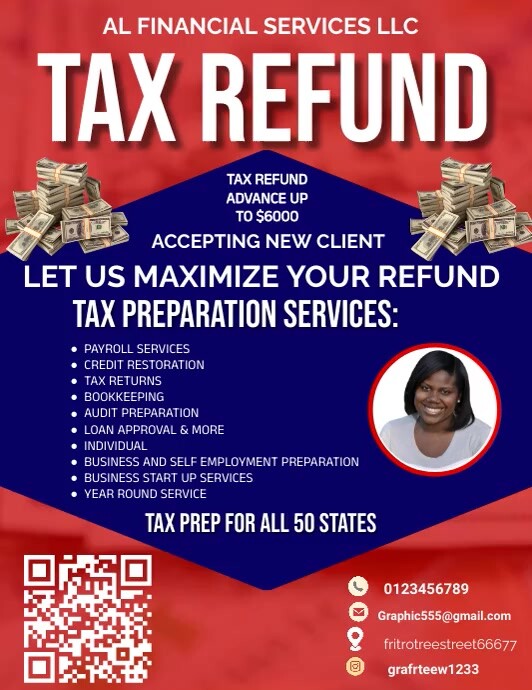 Refund Advertisement Examples tax refund flyers Template | PosterMyWall