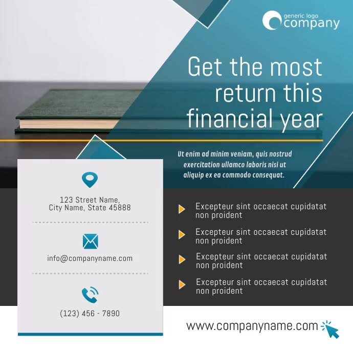 Tax Return Ad Tax Company Instagram Video