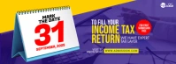 Tax Return Service Template Facebook Cover Photo