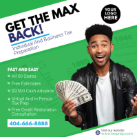 Tax season - Taxes - Social media ad Square (1:1) template