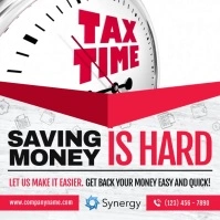 Tax Service Agency Ad Instagram Video Carré (1:1) template