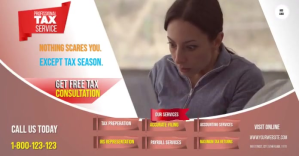 tax service facebook ad template