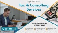 Plantilla De Servicios Fiscales Y Consultoria Banner Publicitario Postermywall