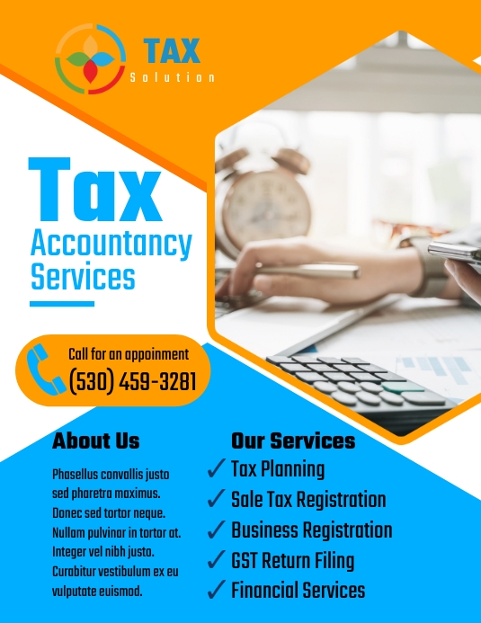 Tax Services Flyer Template PosterMyWall