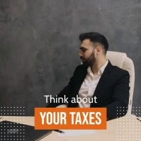 Taxation Services Ad Slideshow Instagram Post template