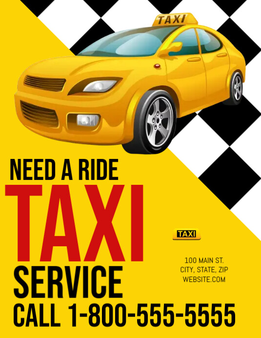 Taxi Template PosterMyWall