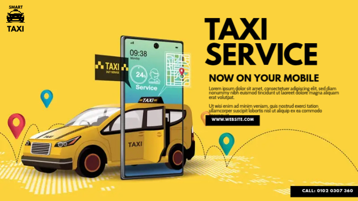Taxi Service Twitter Post Template | PosterMyWall