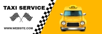 Taxi Service LinkedIn Banner template
