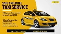 Taxi Services Ad Wpis na Twittera template