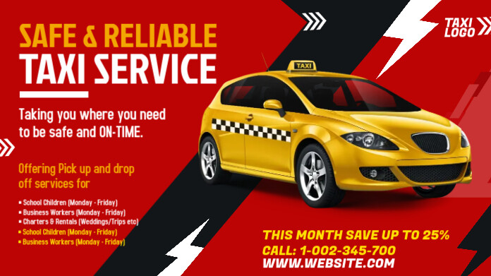 Taxis Ad Taxi Services Ad Template | PosterMyWall