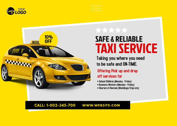 Taxis Ad Taxi Services Ad Template | PosterMyWall