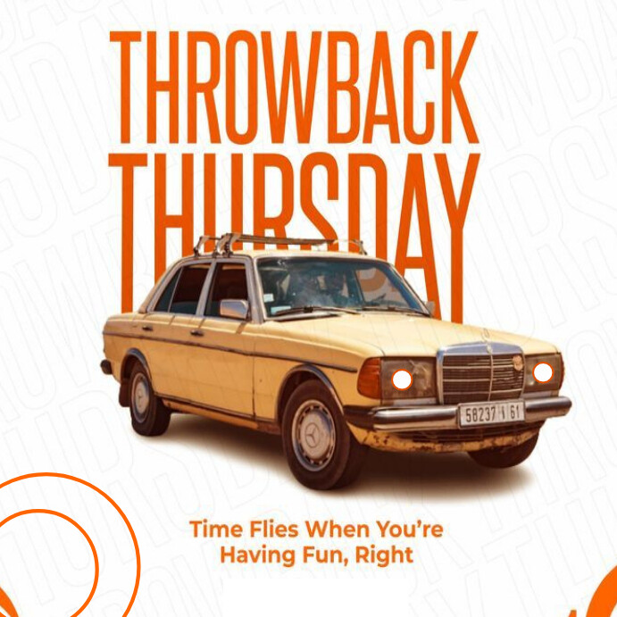 tbt throwback thursday Instagram-Beitrag template