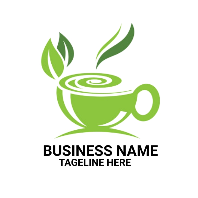 tea & coffee logo template
