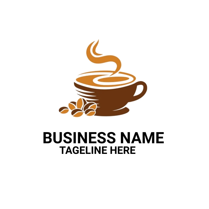 tea & coffee logo Logotyp template