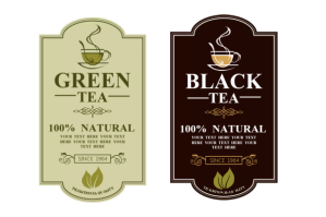White Tea Label Design Label Template