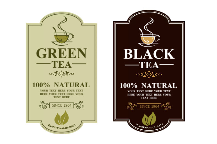 Tea Brand Label Template | PosterMyWall