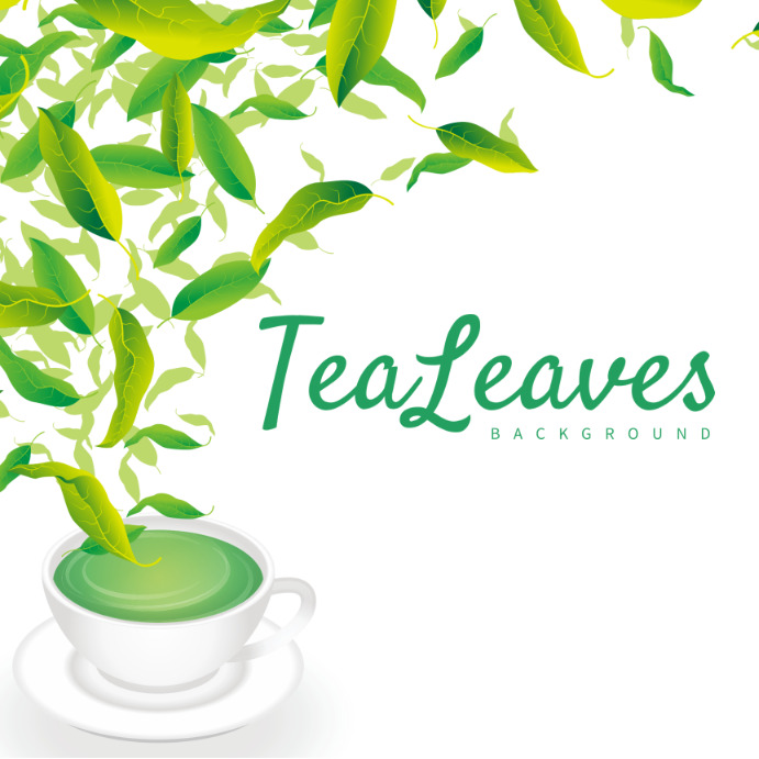 TEA LEAVES BACKGROUND TEMPLATE GRAPHIC | PosterMyWall