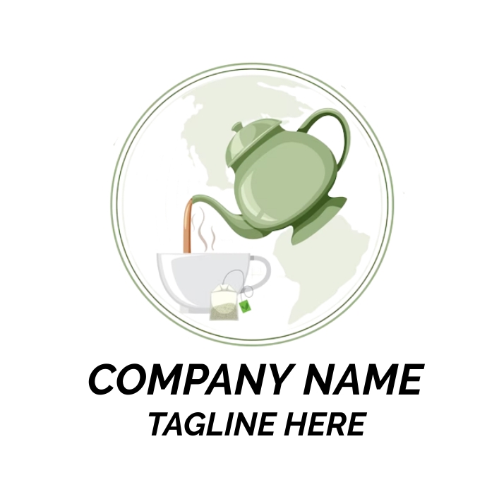 Tea Center Logo tea logo Template | PosterMyWall